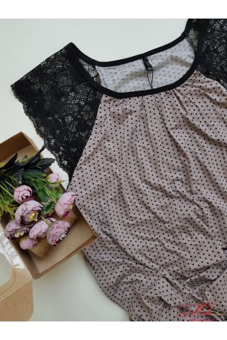 Нічна сорочка з віскози N.EL 1226-92 2XL